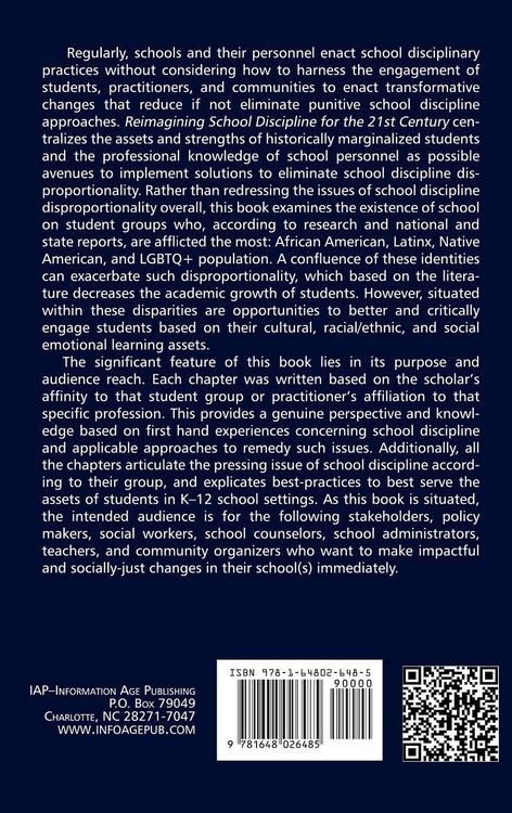 Produktbild: Reimagining School Discipline for the 21st Century Student