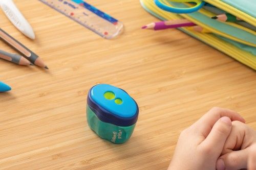 Produktbild: Pelikan Doppeldosenanspitzer griffix blau, 1 St&uuml;ck