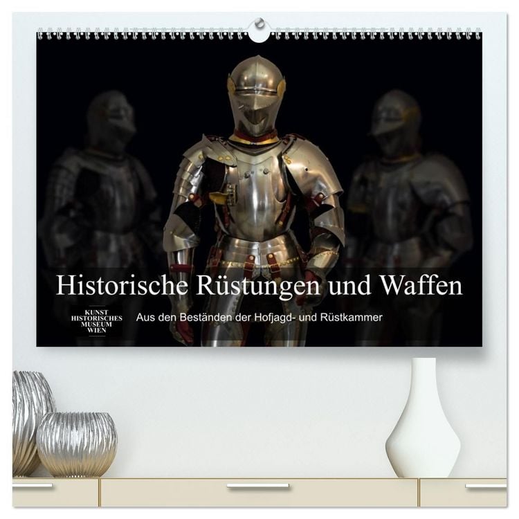 Produktbild: Historische R&uuml;stungen und Waffen (hochwertiger Premium Wandkalender 2027 DIN A2 quer), Kunstdruck in Hochglanz