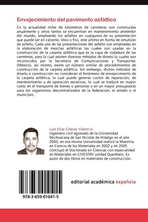 Produktbild: Envejecimiento del pavimento asf&aacute;ltico