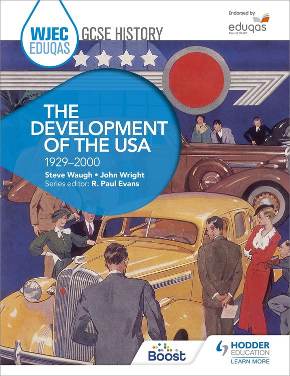 Produktbild: WJEC Eduqas GCSE History: The Development of the USA, 1929-2000