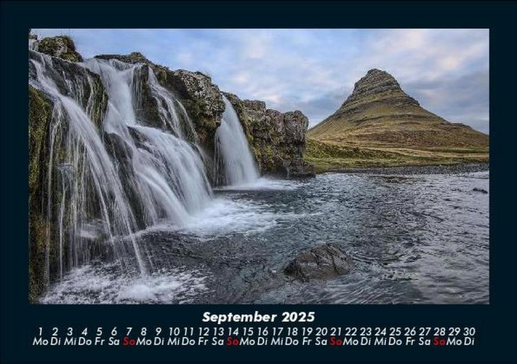 Produktbild: Wasserf&auml;lle 2025 Fotokalender DIN A5