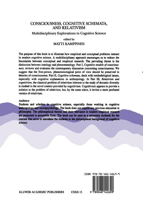 Produktbild: Consciousness, Cognitive Schemata, and Relativism