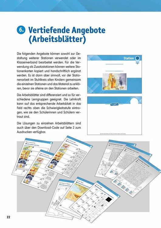 Produktbild: Arbeitsmaterial Grundschule. Stationenlernen Religion: Mose, Prophet Gottes