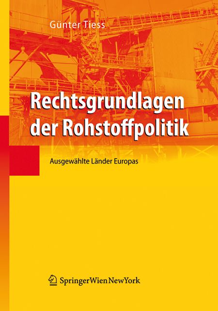 Produktbild: Rechtsgrundlagen der Rohstoffpolitik