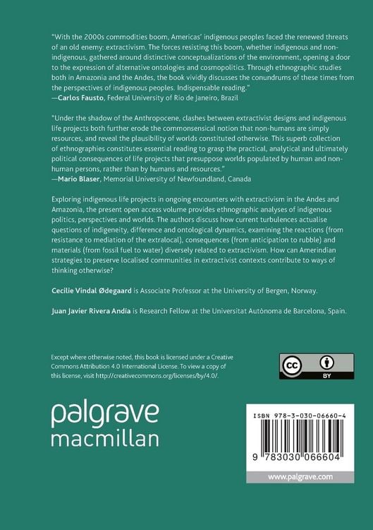 Produktbild: Indigenous Life Projects and Extractivism