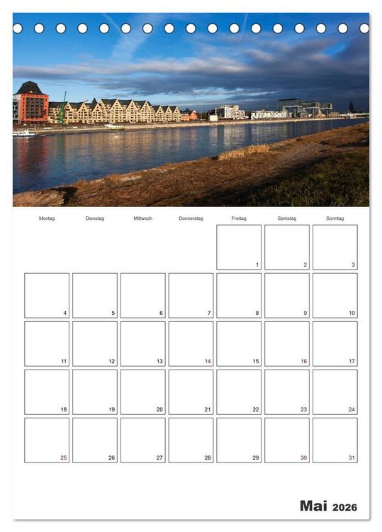 Produktbild: K&Ouml;LN - Pure Lebenslust (Tischkalender 2026 DIN A5 hoch), CALVENDO Monatskalender