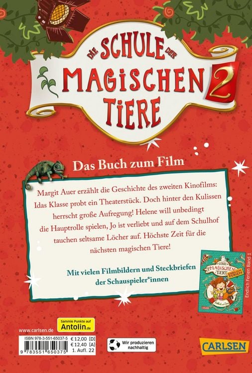 Produktbild: Die Schule der magischen Tiere Erstausstattung 2: Das Buch zum Film