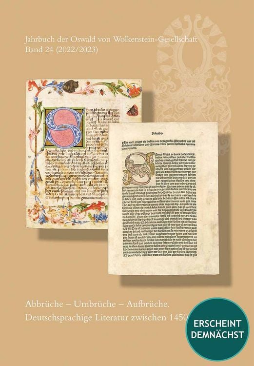 Produktbild: Jahrbuch der Oswald von Wolkenstein-Gesellschaft