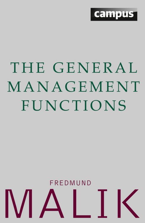 Produktbild: The General Management Functions