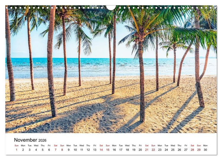Produktbild: Tropical Vibes (Wall Calendar 2026 DIN A3 landscape), CALVENDO 12 Month Wall Calendar