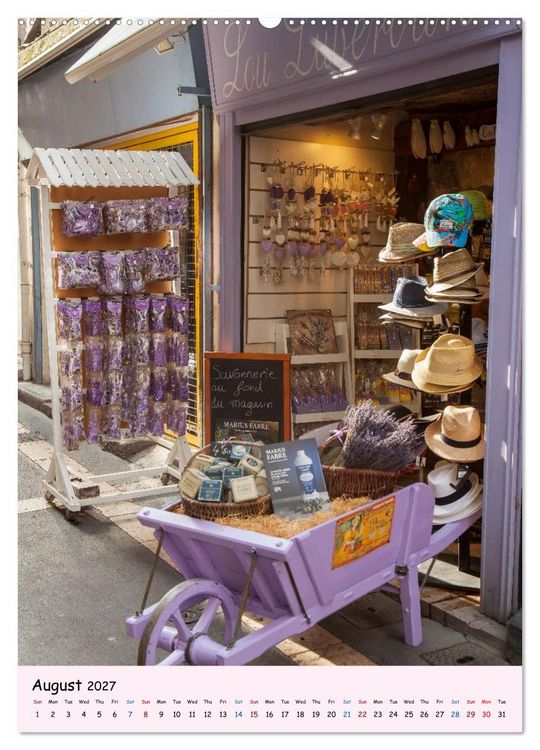 Produktbild: Provence &ndash; Scenic Villages of France (Wall Calendar 2027 DIN A2 portrait), CALVENDO 12 Month Wall Calendar