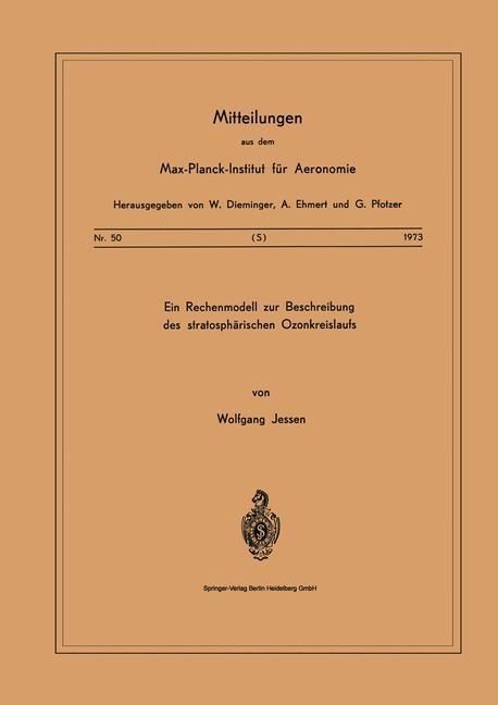 Produktbild: Ein Rechenmodell zur Beschreibung des Stratosph&auml;rischen Ozonkreislaufs