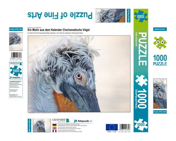 Produktbild: CALVENDO Puzzle Ein Motiv aus dem Kalender Charismatische V&ouml;gel | 1000 Teile Lege-Gr&ouml;&szlig;e 64x48cm Foto-Puzzle f&uuml;r gl&uuml;ckliche Stunden