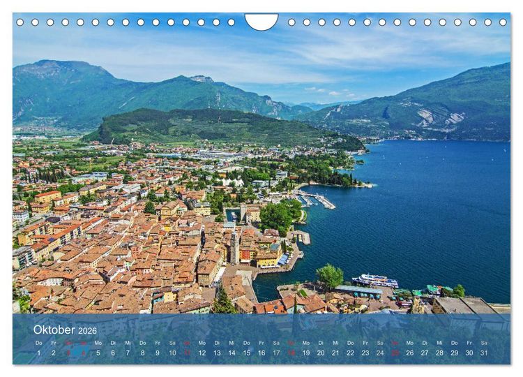 Produktbild: Gardasee - lago di Garda by Sascha Ferrari (Wandkalender 2026 DIN A4 quer), CALVENDO Monatskalender