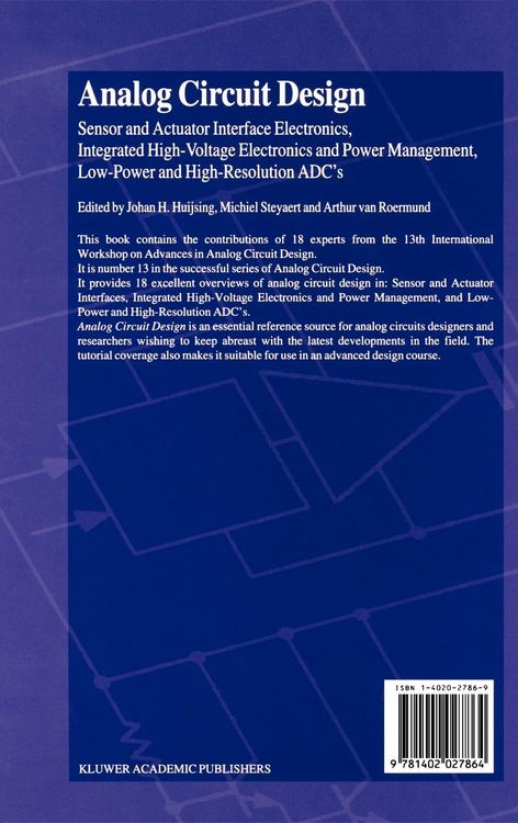 Produktbild: Analog Circuit Design
