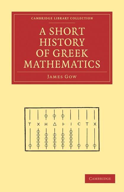 Produktbild: A Short History of Greek Mathematics