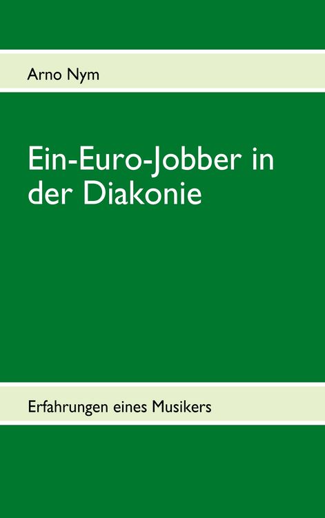 Produktbild: Ein-Euro-Jobber in der Diakonie