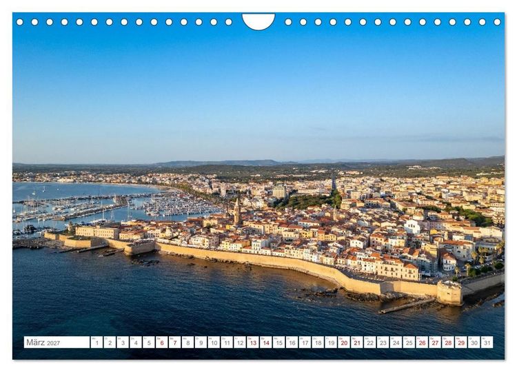 Produktbild: Sardinien. Sch&ouml;ne Landschaften und bunte St&auml;dte. (Wandkalender 2027 DIN A4 quer), CALVENDO Monatskalender