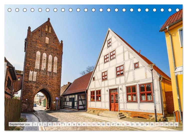 Produktbild: Grimmen Impressionen (Tischkalender 2026 DIN A5 quer), CALVENDO Monatskalender