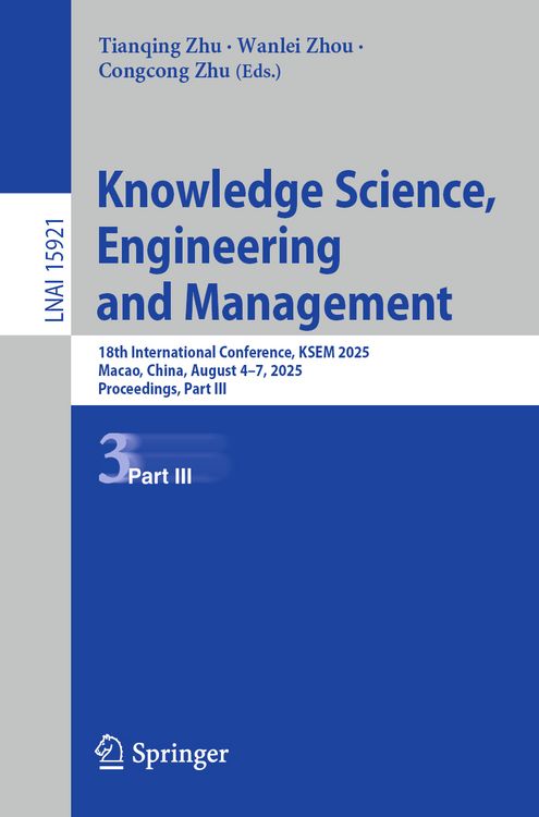 Produktbild: Knowledge Science, Engineering and Management