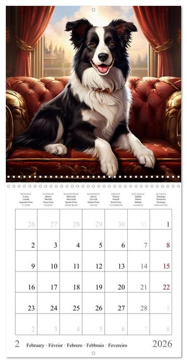 Produktbild: Dogs - Cute House Pets (Wall Calendar 2026 12 &times; 12 Inch) CALVENDO 12 Month Wall Calendar