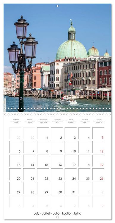 Produktbild: Fascination VENICE (Wall Calendar 2026 12 &times; 12 Inch) CALVENDO 12 Month Wall Calendar