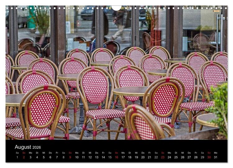Produktbild: Paris (Wandkalender 2026 DIN A3 quer), CALVENDO Monatskalender