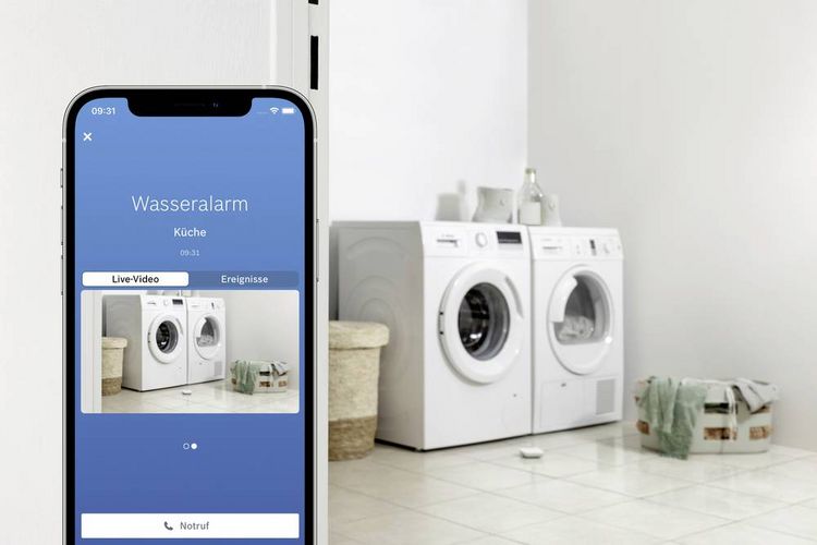Produktbild: Bosch Smart Home BWA-1 Wassermelder, Funk-Wassermelder