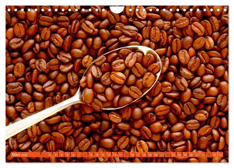 Produktbild: Kaffee (Wandkalender 2026 DIN A4 quer), CALVENDO Monatskalender