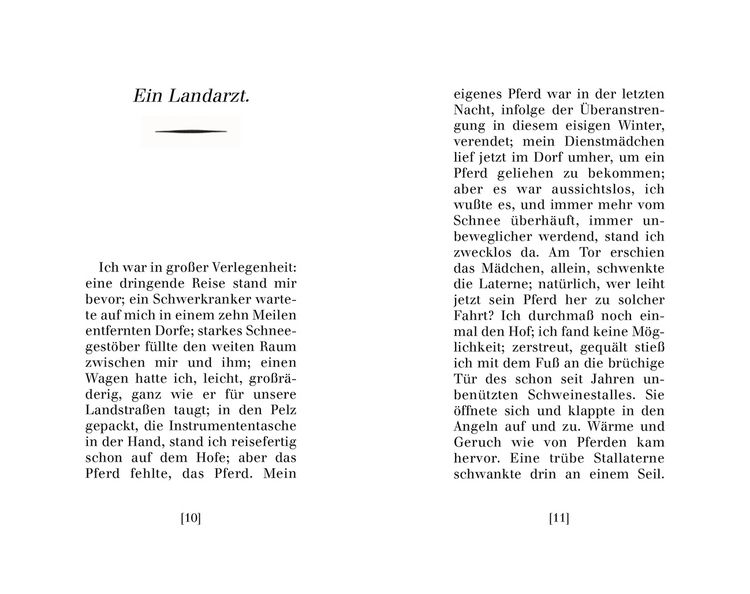 Produktbild: Ein Landarzt (Prager Ausgabe)