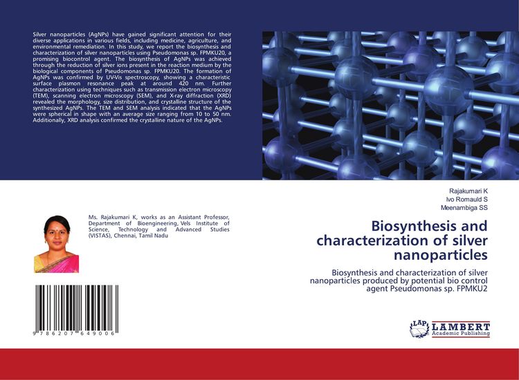 Produktbild: Biosynthesis and characterization of silver nanoparticles