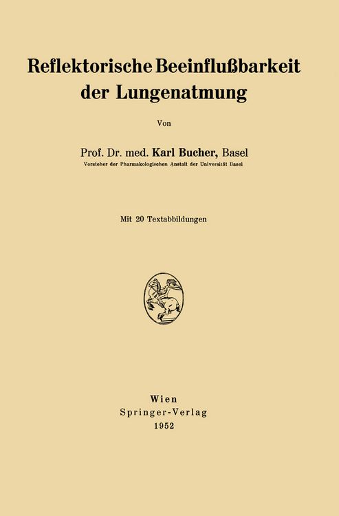 Produktbild: Reflektorische Beeinflu&szlig;barkeit der Lungenatmung