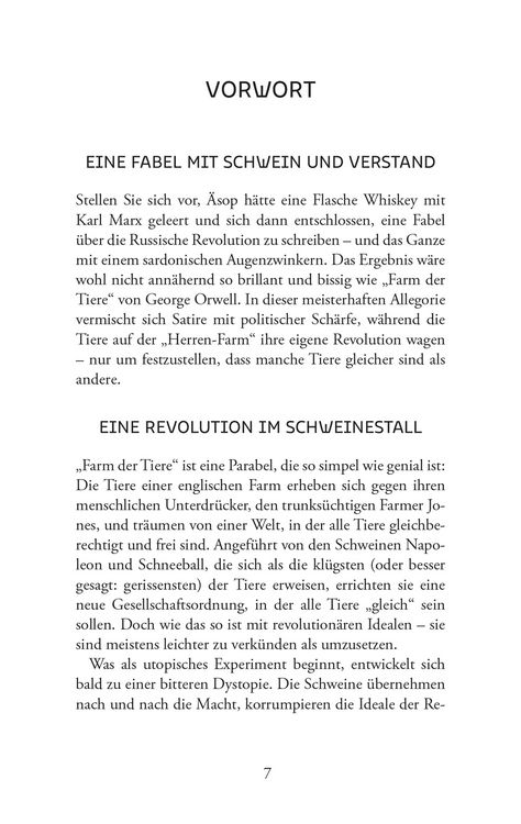 Produktbild: Die Farm der Tiere. Ein M&auml;rchen. George Orwell (Neu&uuml;bersetzung)