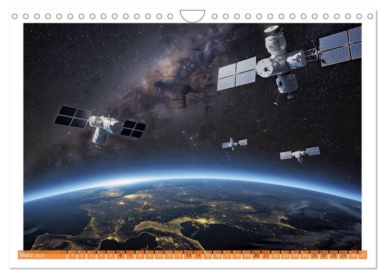 Produktbild: Im Weltall ist Stille (Wandkalender 2027 DIN A4 quer), CALVENDO Monatskalender