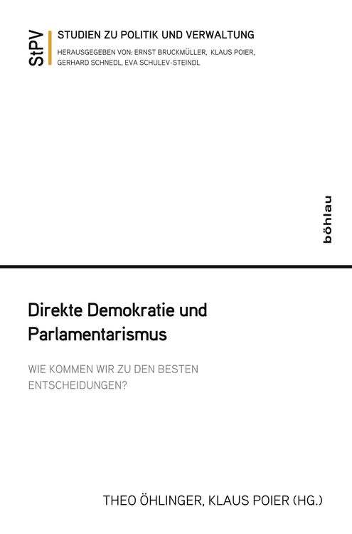 Produktbild: Direkte Demokratie und Parlamentarismus