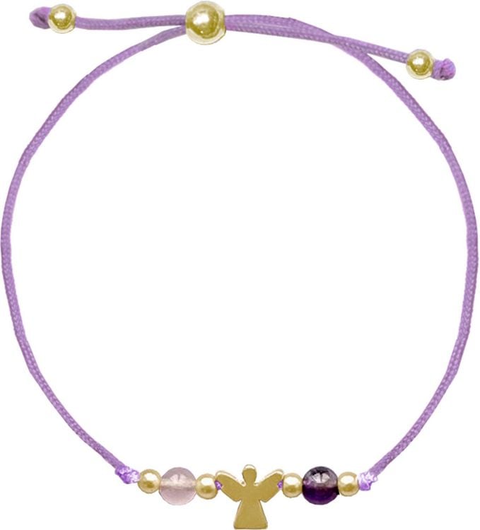 Produktbild: Armband - Perlenarmband mit Engelanh&auml;nger