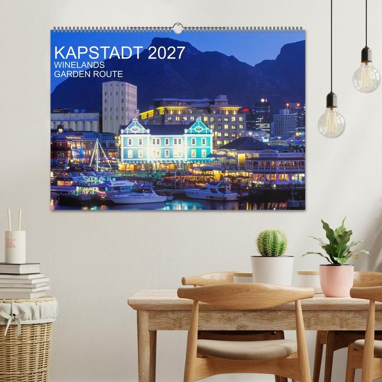 Produktbild: Kapstadt, Winelands und Garden Route (Wandkalender 2027 DIN A2 quer), CALVENDO Monatskalender