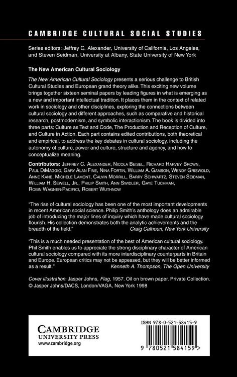 Produktbild: The New American Cultural Sociology