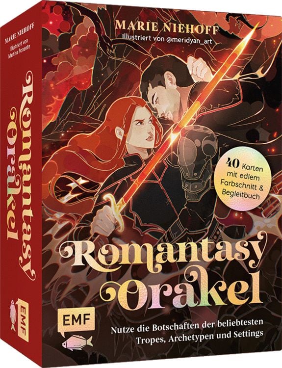 Produktbild: Kartenset: Romantasy-Orakel | Nutze die Botschaften der beliebtesten Tropes, Archetypen und Settings