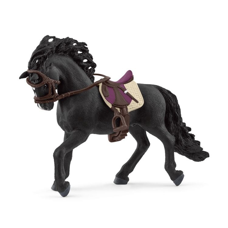 Produktbild: Schleich 42707 - Horse Club, Pura Raza Espanola Hengst mit Accessoires, Tierfigur, Länge: 14,3 cm
