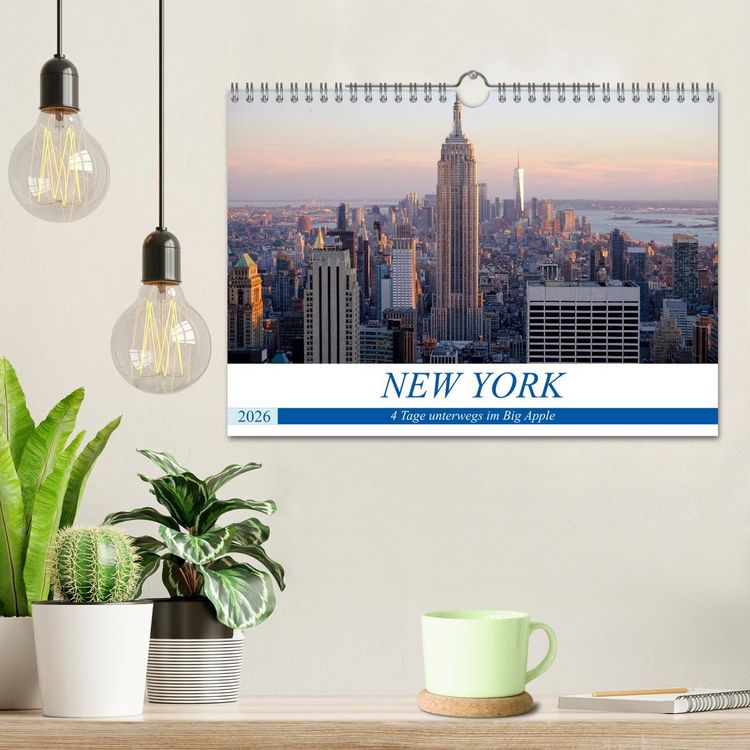 Produktbild: New York - 4 Tage unterwegs im Big Apple (Wandkalender 2026 DIN A4 quer), CALVENDO Monatskalender