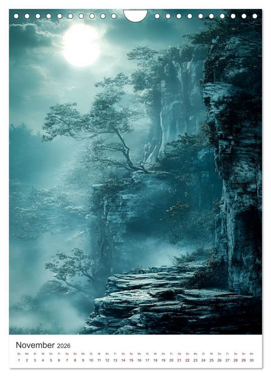 Produktbild: Midgard - Mythische Landschaften des Nordens (Wandkalender 2026 DIN A4 hoch), CALVENDO Monatskalender