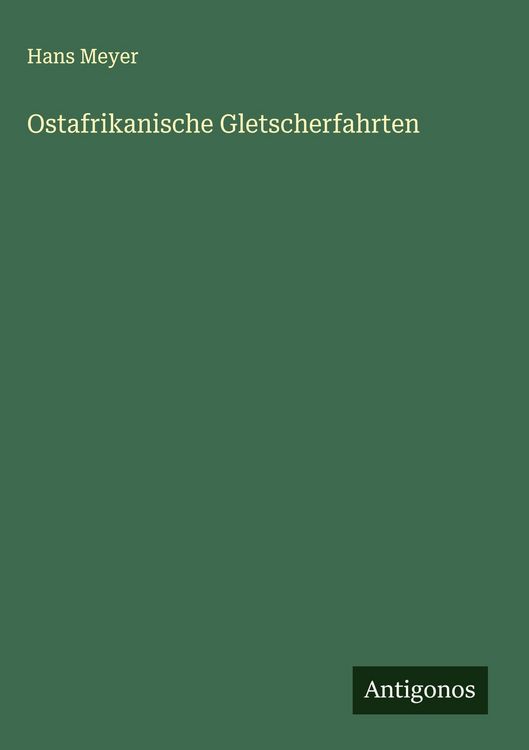 Produktbild: Ostafrikanische Gletscherfahrten