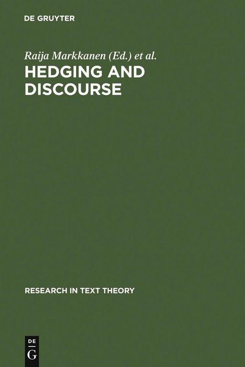 Produktbild: Hedging and Discourse