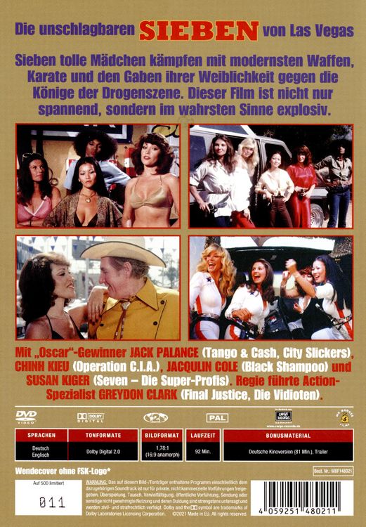 Produktbild: Die unschlagbaren Sieben von Las Vegas - Cover B - Streng limitiert und durchnummeriert auf 500 St&uuml;ck (Uncut)