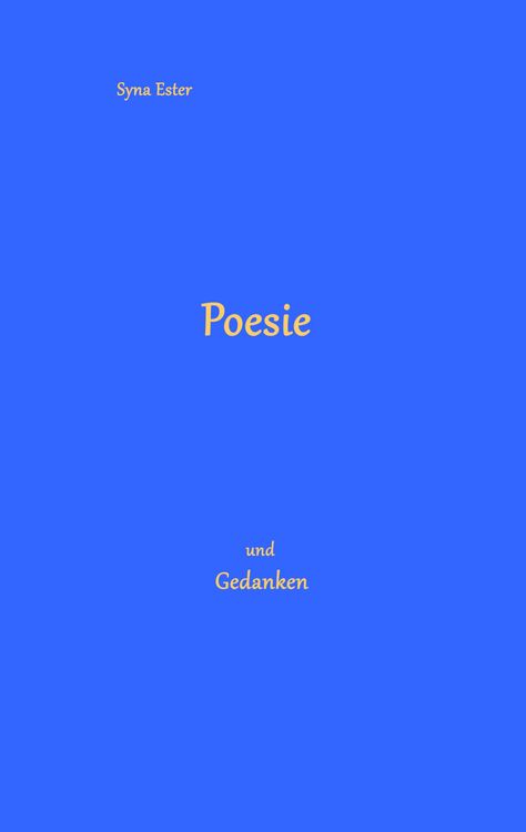 Produktbild: Poesie