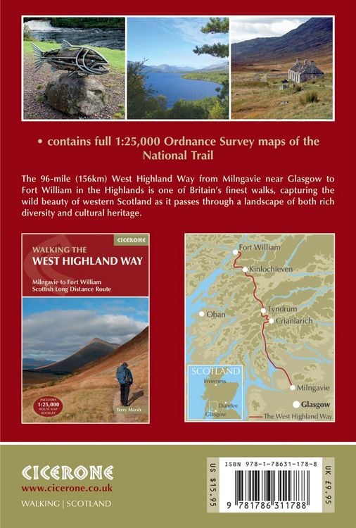 Produktbild: West Highland Way Map Booklet