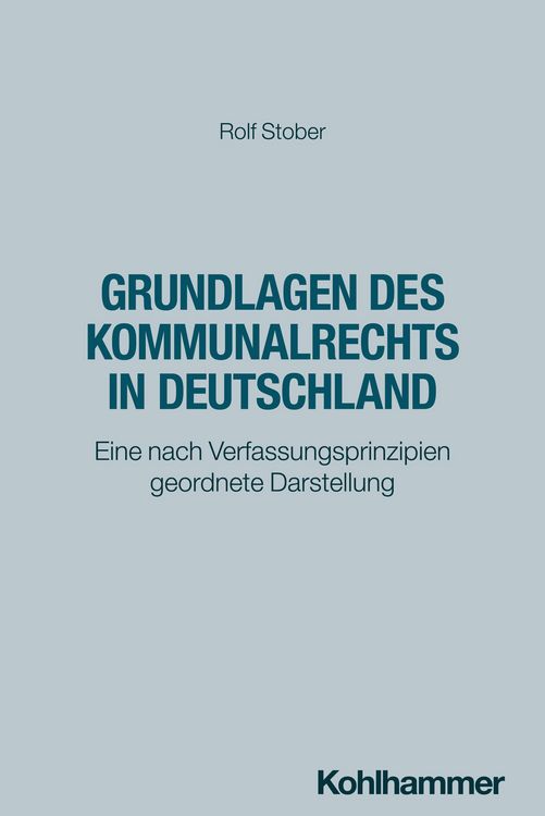 Produktbild: Grundlagen des Kommunalrechts in Deutschland