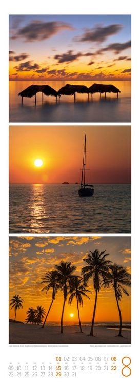 Produktbild: BeachTime Triplet-Kalender 2027 | Sonne, Sand & Meer
